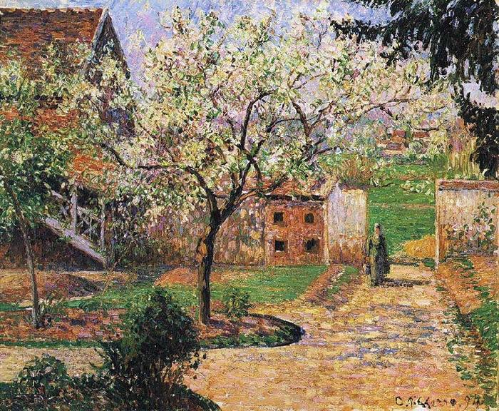 Camille Pissarro Flowering Plum Tree, Eragny China oil painting art